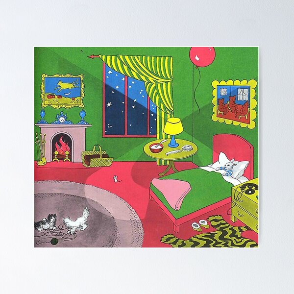 Item preview, goodnight moon poster designed and sold by carlosdeckes.