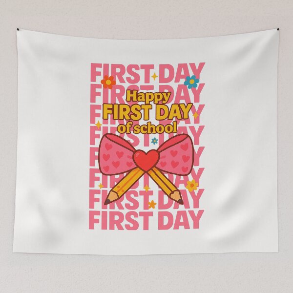Item preview, Happy First Day Of School Coquette Bow Girls Back To School  designed and sold by facegm.