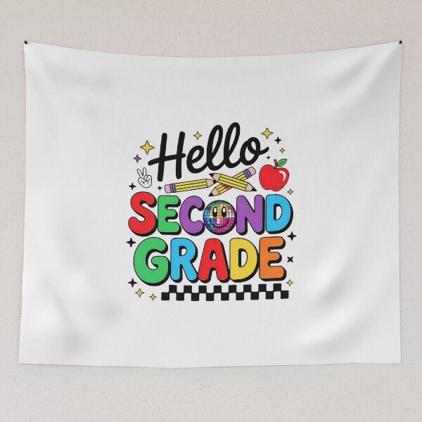 Item preview, Hello Second Grade Team 2nd Grade Back to School  designed and sold by facegm.