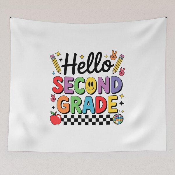 Item preview, Hello Second Grade Team 2nd Grade Back to School designed and sold by facegm.