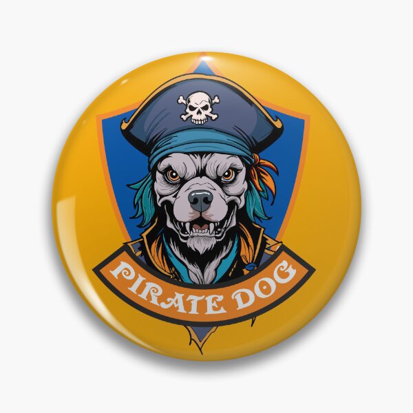 Item preview, Cool Pirate Dog | Fierce & Adorable Sea Captain Pup designed and sold by rachata444.