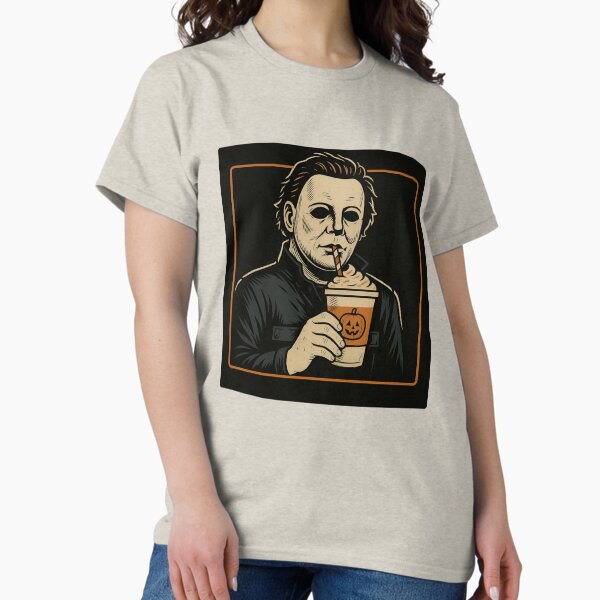 Item preview, Michael Myers Loves PSL Season designed and sold by GlitchBaby.