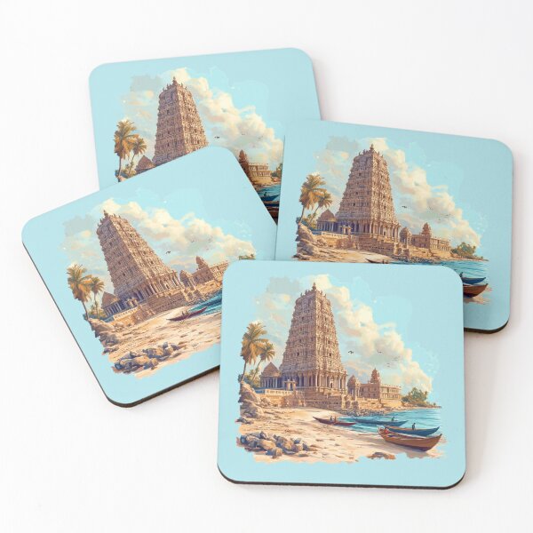 Item preview, Rameswaram, India - Sacred Coastal Temple designed and sold by Myra365Art.