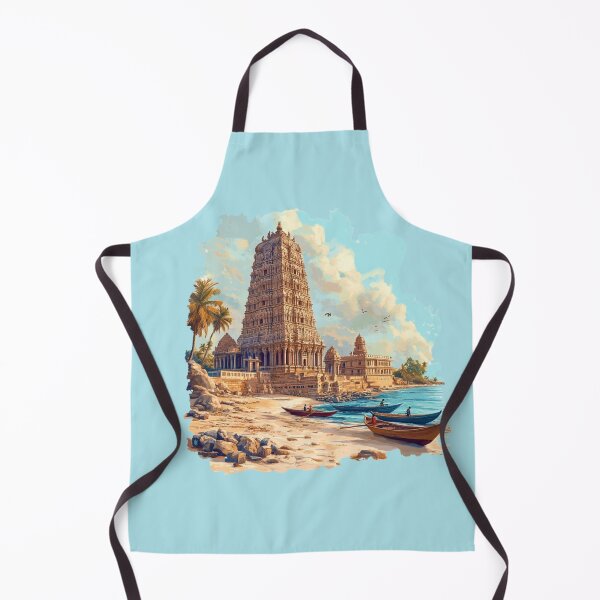 Item preview, Rameswaram, India - Sacred Coastal Temple designed and sold by Myra365Art.