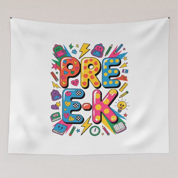 Item preview, Preppy Pre-K Dream Team Preschool Back To School  designed and sold by TalalosART.