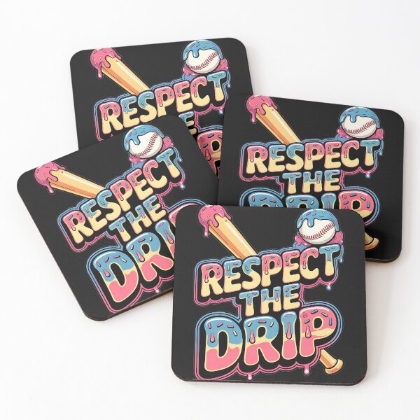 Item preview, Respect The Drip Baseball Bat Ball Ice Cream  designed and sold by TalalosART.