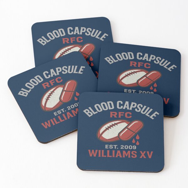 Artikelvorschau, Harlequins Parodie – Blood Capsule RFC T-Shirt entworfen und verkauft von SMB Dept..