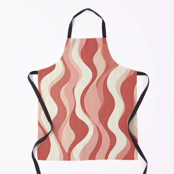 Item preview, Retro Wavy Stripe Pattern – Mid Century Modern, Boho Abstract Cream Brown designed and sold by Prints and Lifestyle.