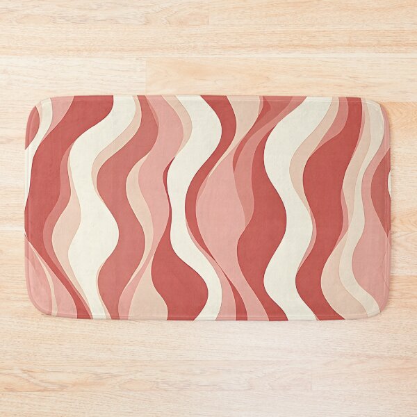 Item preview, Retro Wavy Stripe Pattern – Mid Century Modern,  Boho Abstract  Cream Brown designed and sold by Prints and Lifestyle.