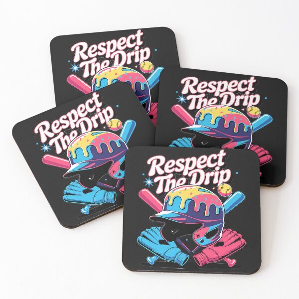 Item preview, Respect the Drip Baseball Swag Cool Sports  designed and sold by TalalosART.