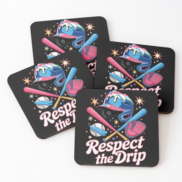 Item preview, Respect the Drip Baseball Swag Cool Sports designed and sold by TalalosART.