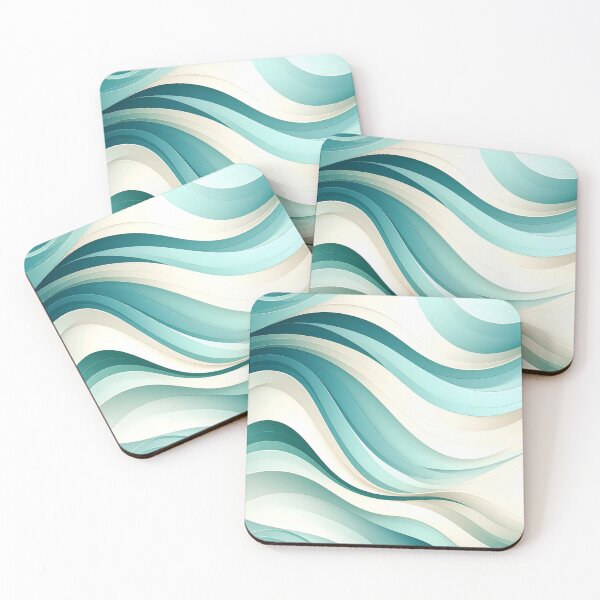Item preview, Soft Flowing Waves designed and sold by ArtFactoryAI.