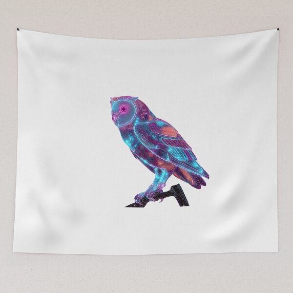 Item preview, Glow Owl Cyber designed and sold by IssaraStudio.
