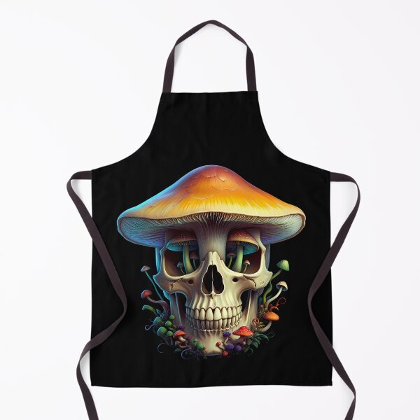 Item preview, Mushroom Skull Symphony designed and sold by Funny Vintage Stickers And T-Shirts.