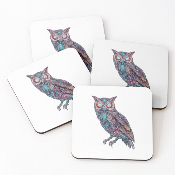 Item preview, Circuit Feather Owl designed and sold by IssaraStudio.