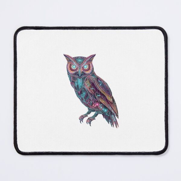 Item preview, Circuit Feather Owl designed and sold by IssaraStudio.