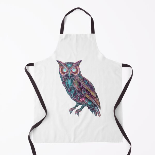 Item preview, Circuit Feather Owl designed and sold by IssaraStudio.