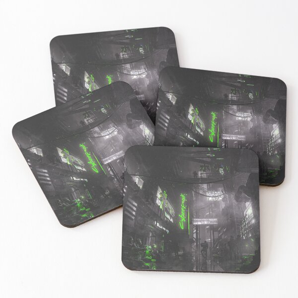 Item preview, Cyber Alley Beneath the Neon Fog designed and sold by AlexSuiArt.