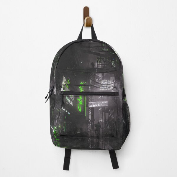Item preview, Cyber Alley Beneath the Neon Fog designed and sold by AlexSuiArt.