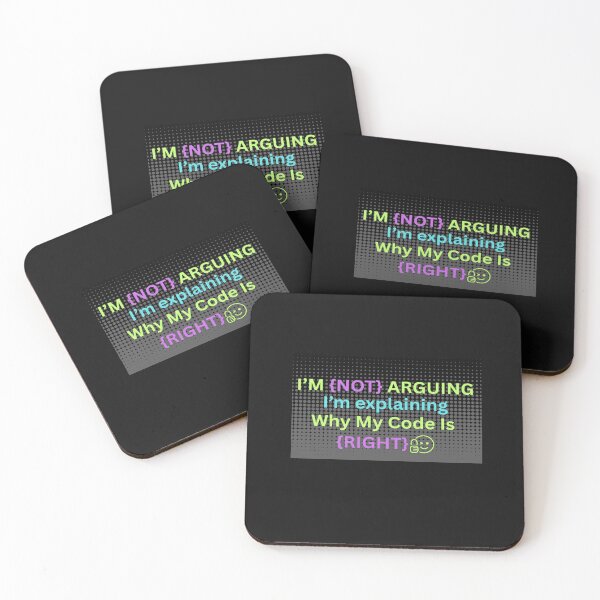 Item preview, Funny Programming Quote Design – I'm Not Arguing, Just Debugging Life designed and sold by Soft Strength Studio.