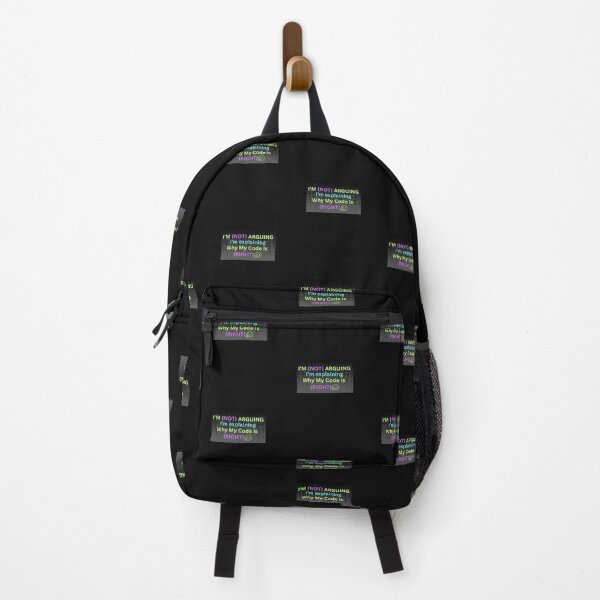 Item preview, Funny Programming Quote Design – I'm Not Arguing, Just Debugging Life designed and sold by Soft Strength Studio.