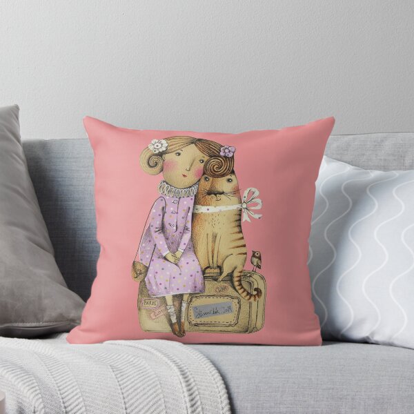 Item preview, Girl and Cat designed and sold by Hanna Silivonchyk.