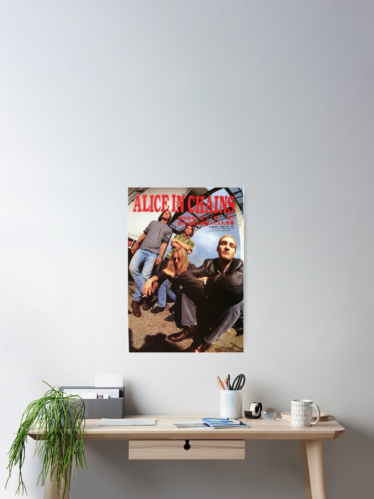 Thumbnail 2 of 3, Poster, Alice In Chains Vintage Poster designed and sold by scottevanse.