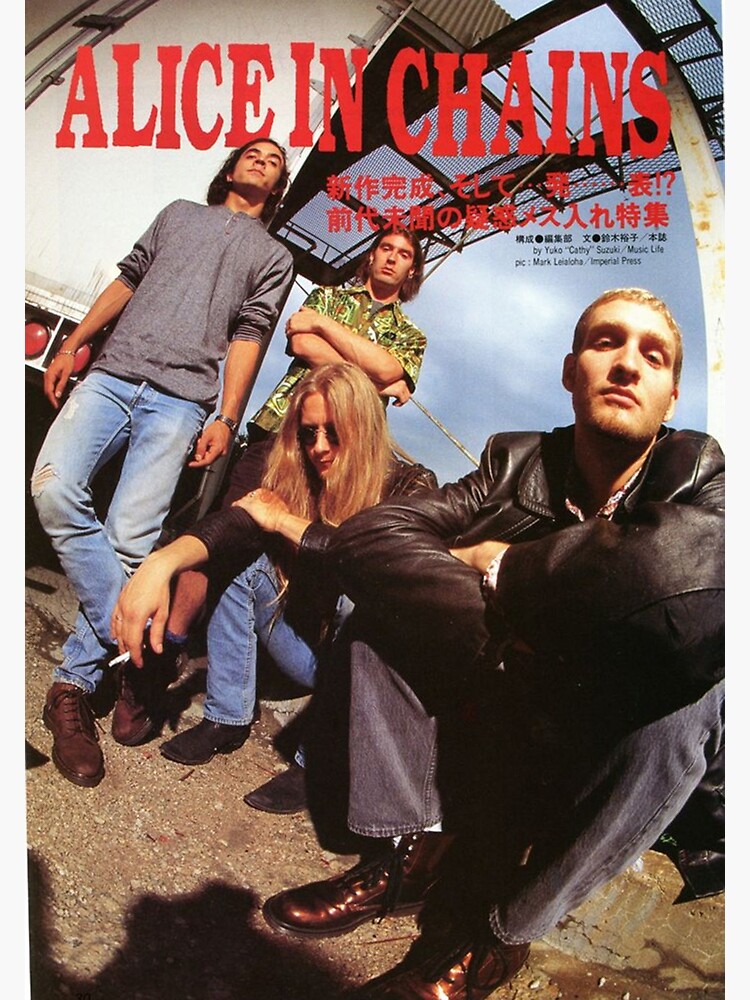 Thumbnail 3 of 3, Poster, Alice In Chains Vintage Poster designed and sold by scottevanse.