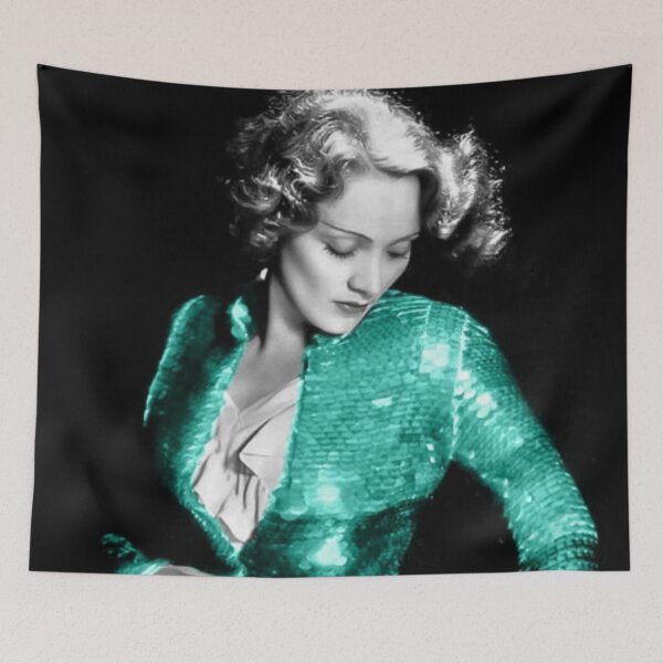 Item preview, Marlene Dietrich in a mermaid jacket designed and sold by carmencuarzo.