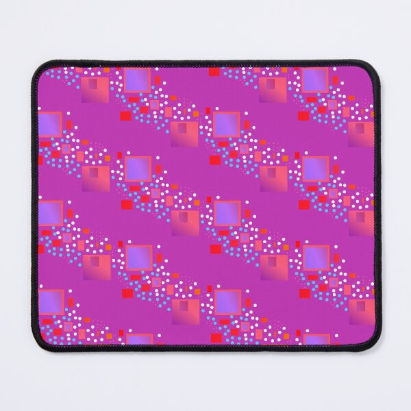 Item preview, Abstract squares purple whimsical pattern | Creative square violet print designed and sold by lausn.