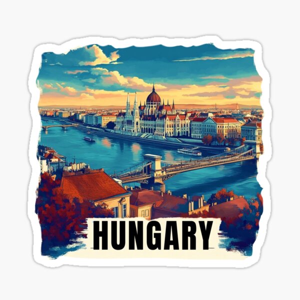Item preview, Scenic Hungary - Budapest Parliament & River View designed and sold by FineArtsPro.
