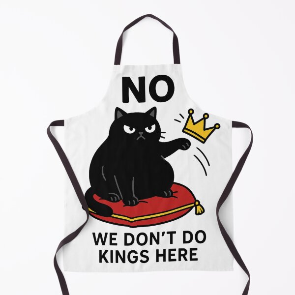 Item preview, No Kings Cat Sticker designed and sold by SAMIESS.