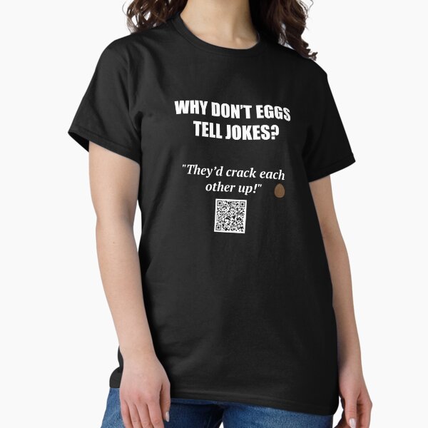Item preview, Cracked Egg Joke – Funny Breakfast Pun designed and sold by BrushRushX.