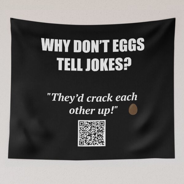 Item preview, Cracked Egg Joke – Funny Breakfast Pun designed and sold by BrushRushX.
