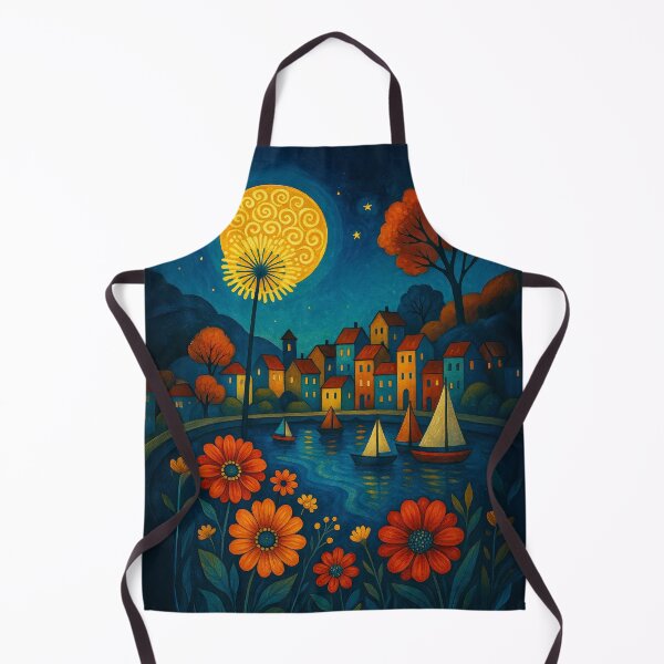 Item preview, Moonlit Marina designed and sold by Ilona Abou-Zolof.