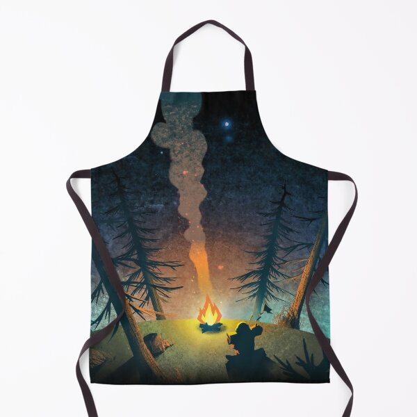 Item preview, Outer Wilds Campfire Scene with main Character for Indie Game Fans designed and sold by · GAMING SOUL ·.