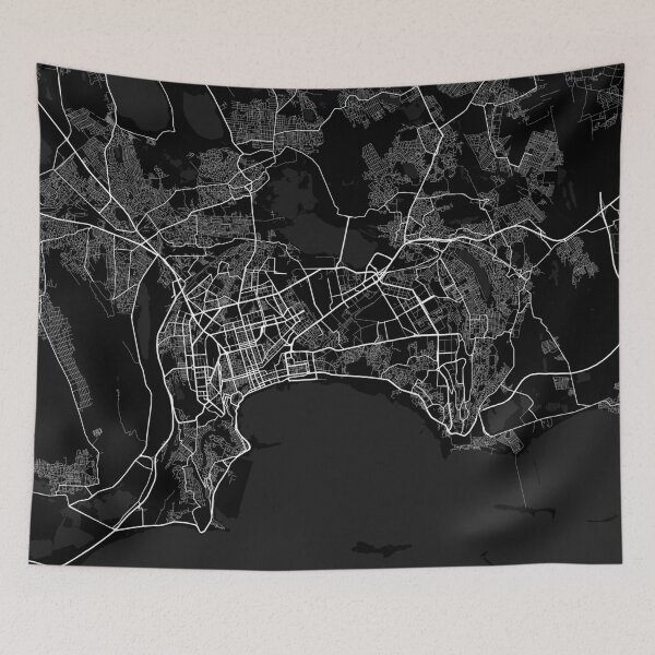 Item preview, Baku City Map of Azerbaijan - Full Moon designed and sold by deMAP.