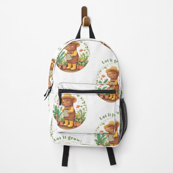 Item preview, Let it Grow! - Gardening Capybara in Wellingtons designed and sold by JRprojects.