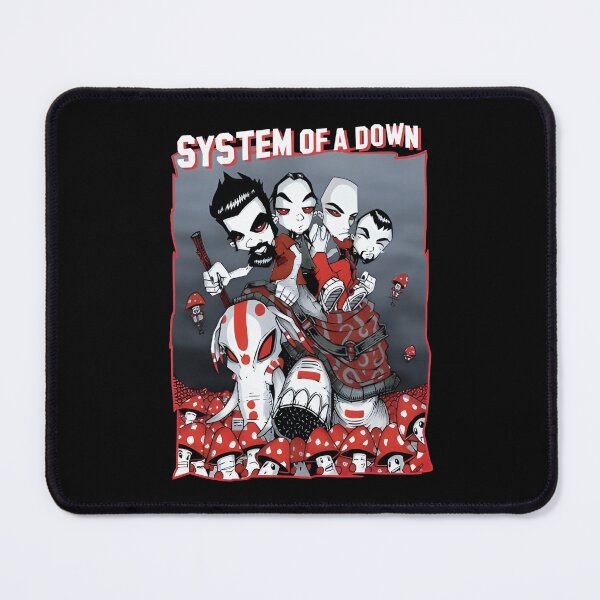 Item preview, Vintage Grunge Rock Band---<System of A Down>---Silhouette Tribute Art designed and sold by delonahuty.
