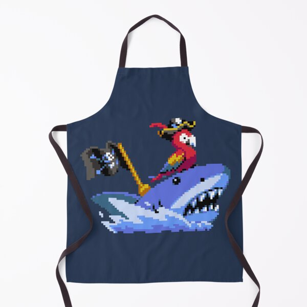 Item preview, Shark-Riding Pirate Parrot designed and sold by Rixitic.