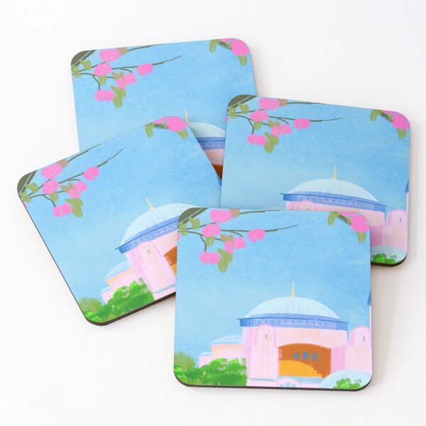 Item preview, Awash in Azure and Cherry: A Painterly Spring Dream designed and sold by BLITZNBLING.