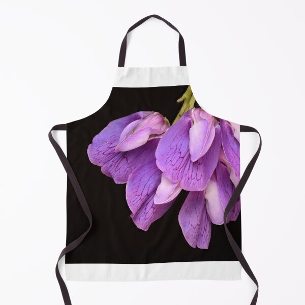 Item preview, Sweet Pea Flower Macro – Purple Lathyrus Petals on Black Background designed and sold by Goiko7Margarita.