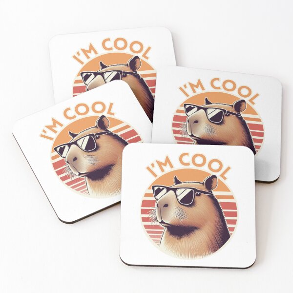 Item preview, Cool capybara in sunglasses designed and sold by Underwoood.