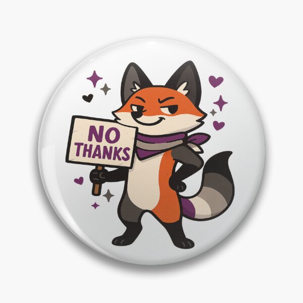 Item preview, No Thanks, I'm Ace – Foxy Pride Edition designed and sold by Rajasekar.