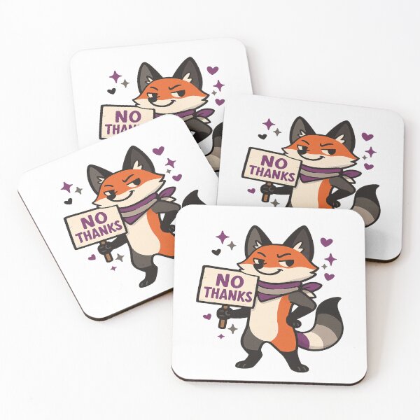 Item preview, No Thanks, I'm Ace – Foxy Pride Edition designed and sold by Rajasekar.