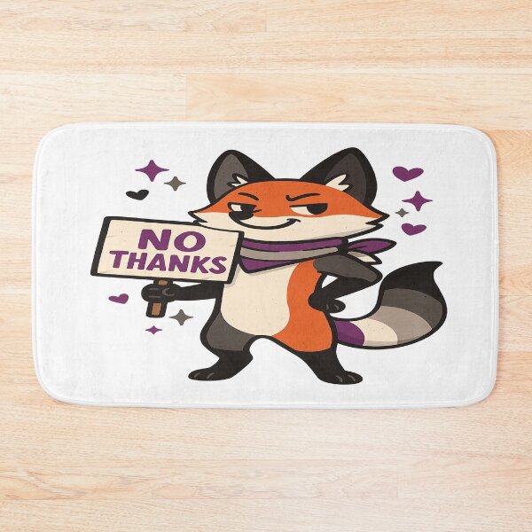 Item preview, No Thanks, I'm Ace – Foxy Pride Edition designed and sold by Rajasekar.
