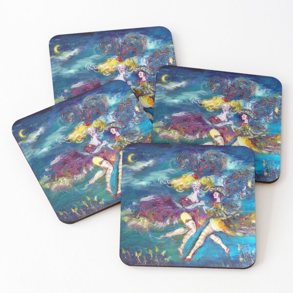Item preview, MOONLIGHT DANCERS ,MASQUERADE DANCING IN BLUE NIGHT by Bulgan Lumini designed and sold by BulganLumini.