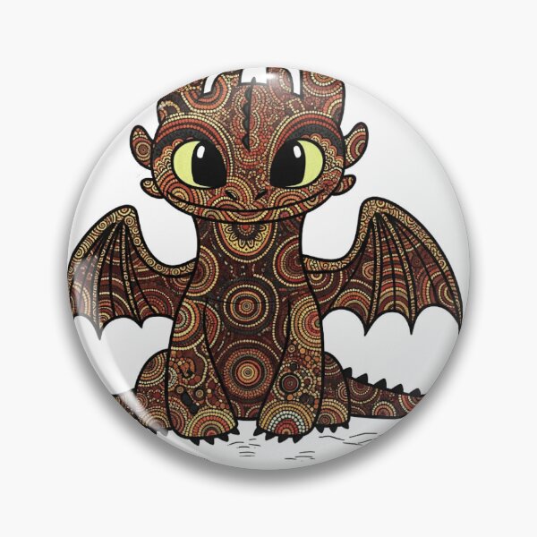 Item preview, Toothless in Aboriginal art style designed and sold by Penguinmay.