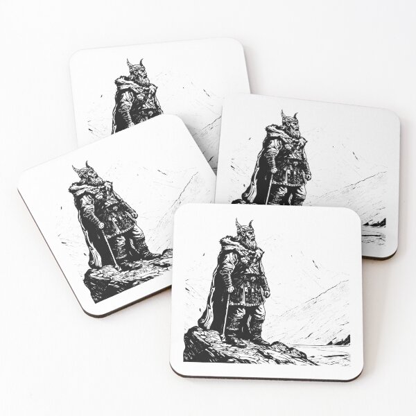 Item preview, Viking Norse Valhalla Knight King Old Medieval Warrior designed and sold by inkoutninja.