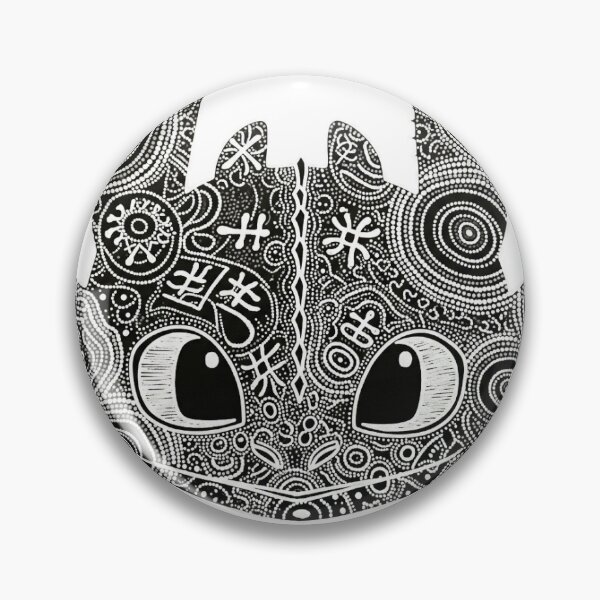 Item preview, Toothless in dot painting Aboriginal style designed and sold by Penguinmay.